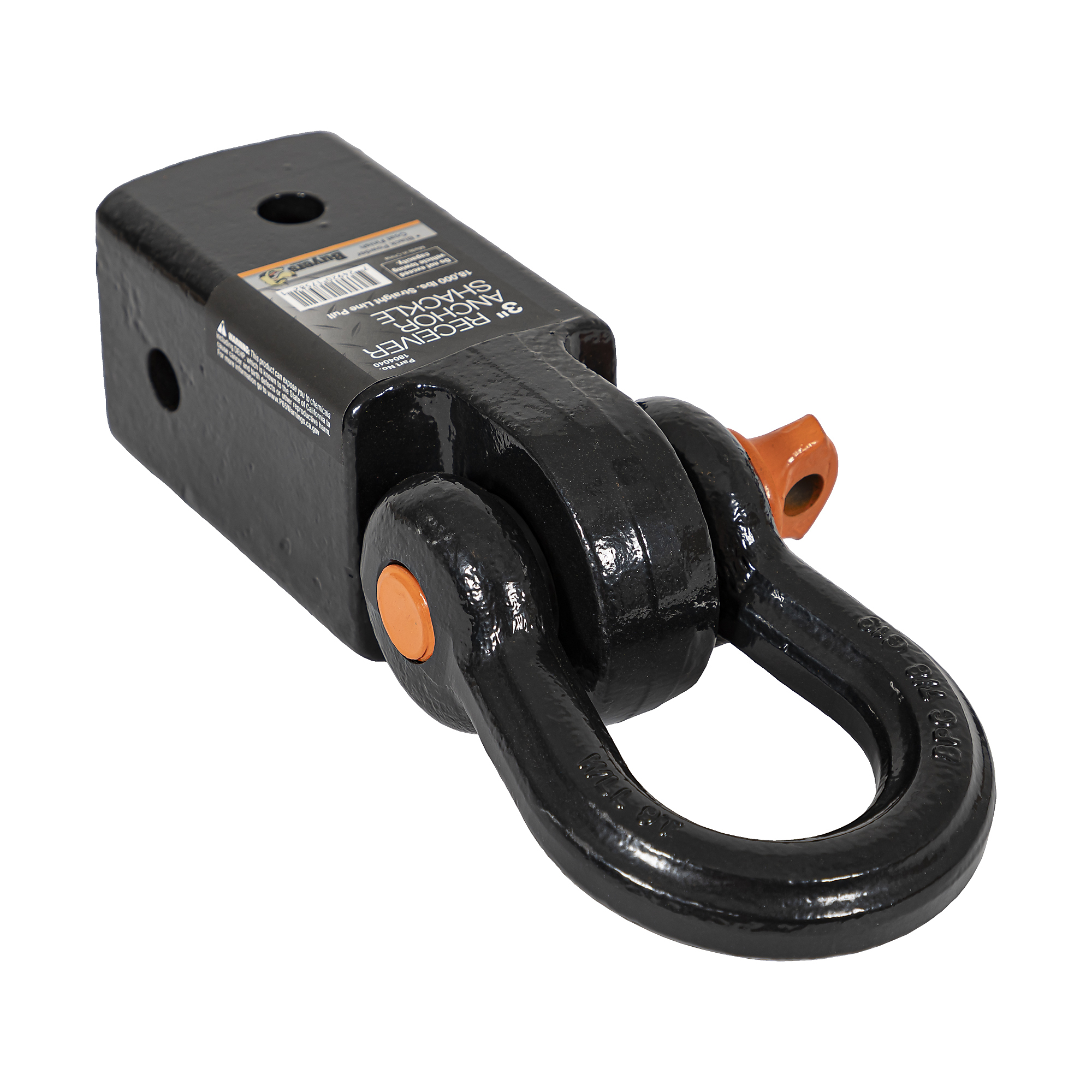 Buyers Products 3 Inch Receiver Anchor Shackle for Truck Trailer Towing, Model# 1804040